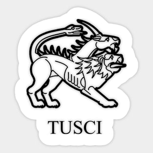 Etruscan Tusci Chimera Sticker